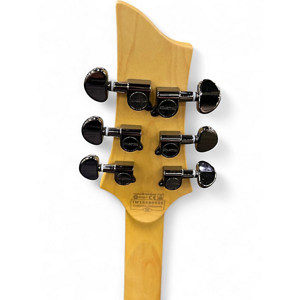 Used Schecter Guitar Research demon 6  Black Onyx Solid Body Electric Guitar