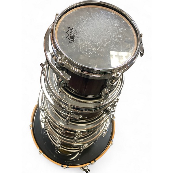 Used Gretsch Drums 5 Piece Renown Maple 5 piece Dark Cherry Burst Drum Kit