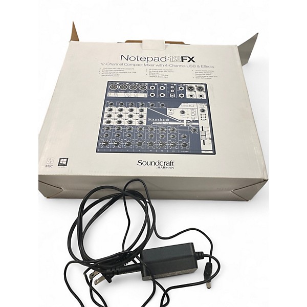 Used Soundcraft notepad 12fx Powered Mixer