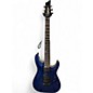 Used Schecter Guitar Research Sunset Classic II Floyd Rose BLACK OCEAN Solid Body Electric Guitar thumbnail