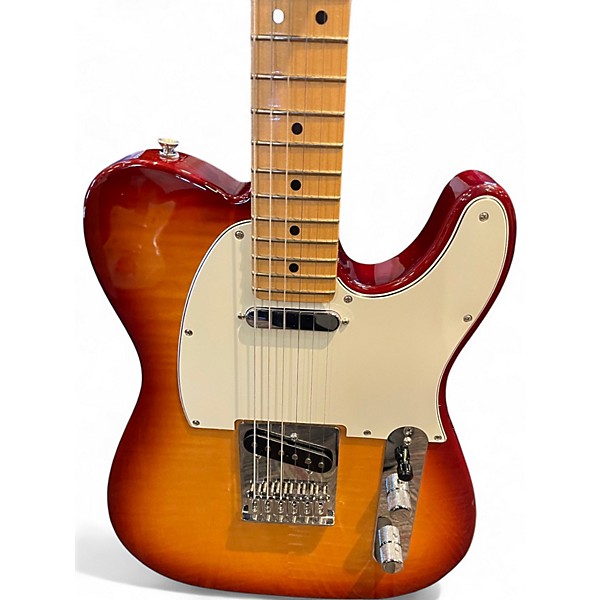 Used 2022 Fender Player Telecaster Plus Top Sienna Sunburst Solid Body Electric Guitar