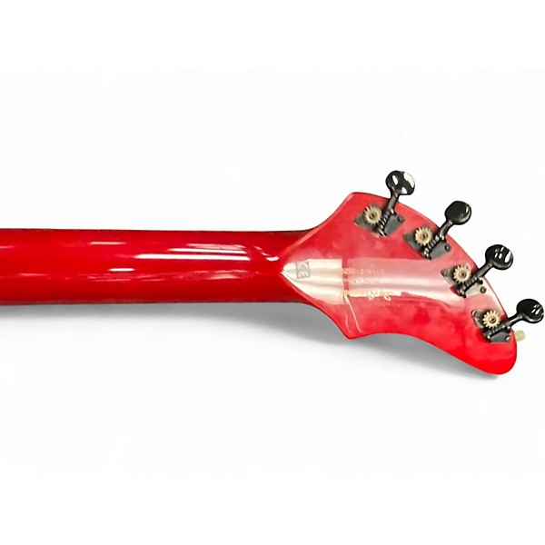 Used DeArmond Ashbory Red Electric Bass Guitar