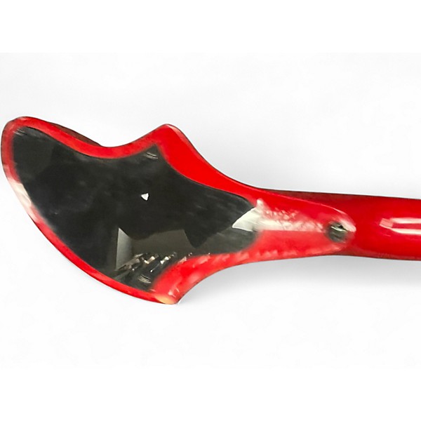 Used DeArmond Ashbory Red Electric Bass Guitar