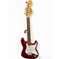 Used Squier Affinity Stratocaster Candy Apple Red Solid Body Electric Guitar thumbnail