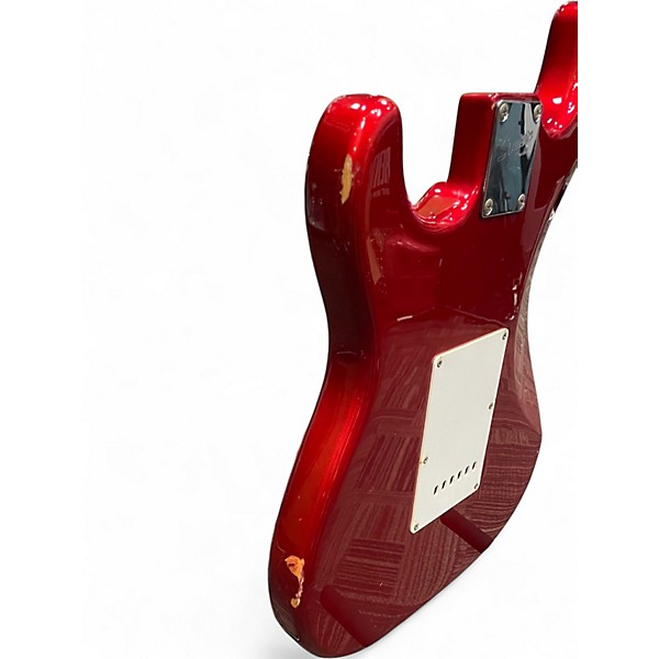 Used Squier Affinity Stratocaster Candy Apple Red Solid Body Electric Guitar