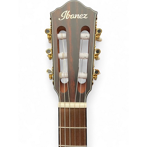 Used Ibanez FRH10N-BSF Brown Sunburst Classical Acoustic Electric Guitar