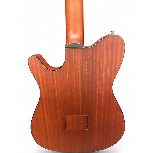 Used Ibanez FRH10N-BSF Brown Sunburst Classical Acoustic Electric Guitar