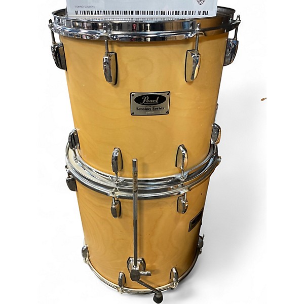 Used Pearl 4 Piece Session Series Natural Drum Kit