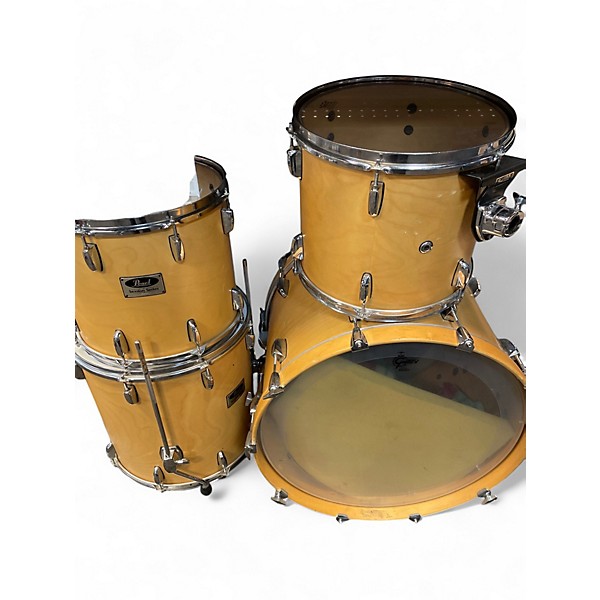 Used Pearl 4 Piece Session Series Natural Drum Kit