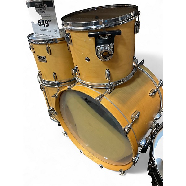 Used Pearl 4 Piece Session Series Natural Drum Kit