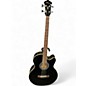 Used Ibanez AEB5E Black Acoustic Bass Guitar thumbnail