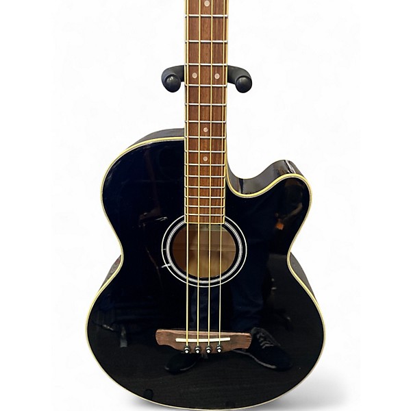 Used Ibanez AEB5E Black Acoustic Bass Guitar