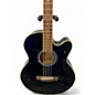 Used Ibanez AEB5E Black Acoustic Bass Guitar