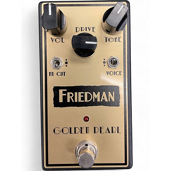 Used Friedman Golden Pearl Overdrive Effect Pedal
