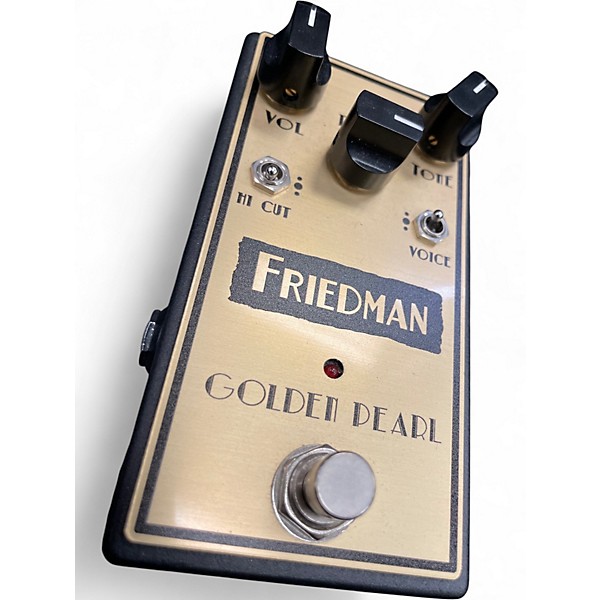 Used Friedman Golden Pearl Overdrive Effect Pedal