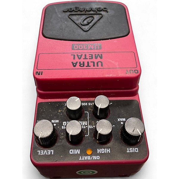 Used Behringer UM300 Ultra Metal Distortion Effect Pedal