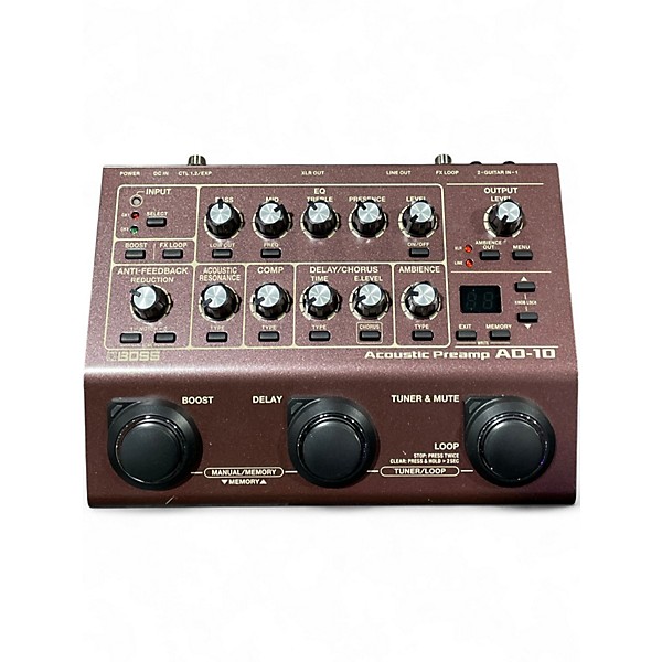 Used BOSS AD10 Acoustic Effect Processor