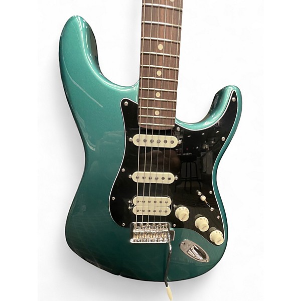 Used Fender American Professional Classic Stratocaster HSS Rosewood Sherwood Green Metallic Solid Body Electric Guitar