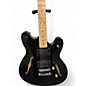 Used Squier Affinity Series Starcaster Black Hollow Body Electric Guitar