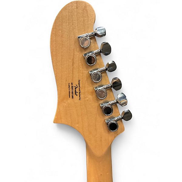 Used Squier Affinity Series Starcaster Black Hollow Body Electric Guitar