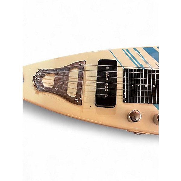 Used Mahalo MLP100 Alpine White Lap Steel
