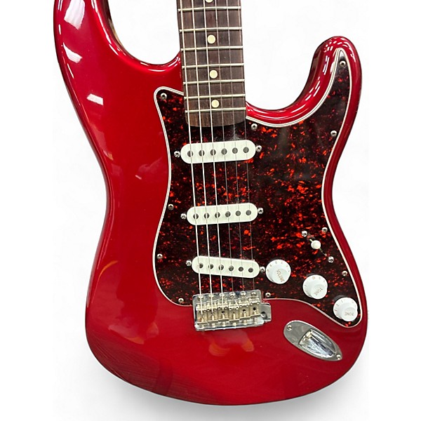 Used Fender California Series Stratocaster Merlot Solid Body Electric Guitar