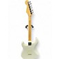 Used 2022 Fender 	PLAYER STRAT Pau Ferro  Polar White Solid Body Electric Guitar