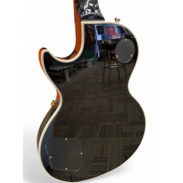 Used Epiphone Les Paul Custom Ebony Solid Body Electric Guitar