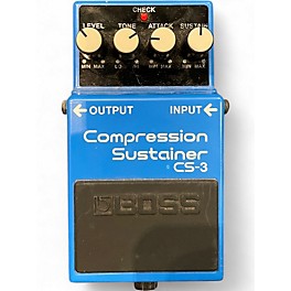 Used BOSS CS3 Compressor Sustainer Effect Pedal