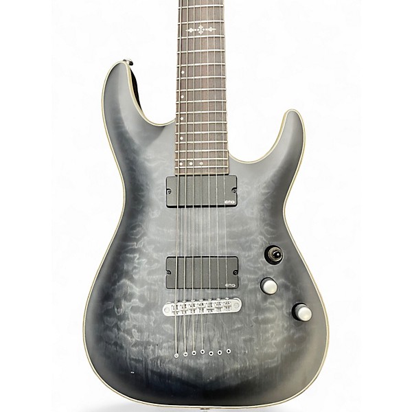 Used Schecter Guitar Research C7 PLATINUM TRANSLUCENT BLACK Solid Body Electric Guitar