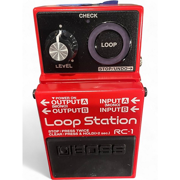 Used BOSS RC1 Loop Station Pedal