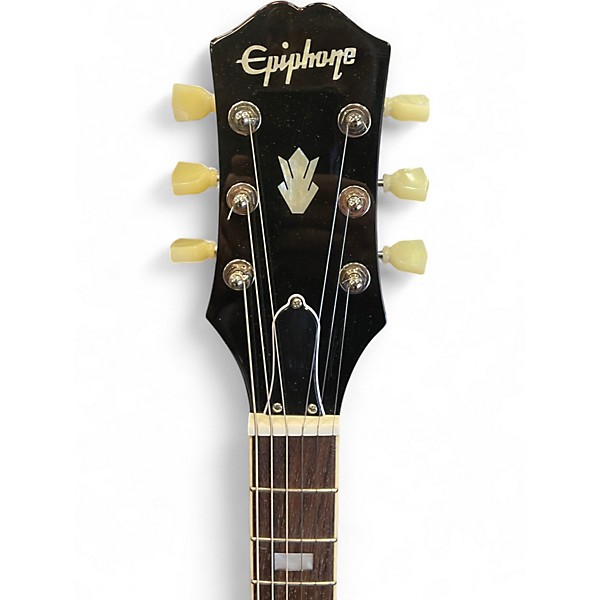 Used Epiphone inspired by gibson es335 Heritage Cherry Hollow Body Electric Guitar