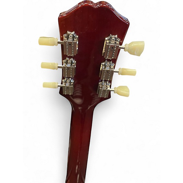 Used Epiphone inspired by gibson es335 Heritage Cherry Hollow Body Electric Guitar