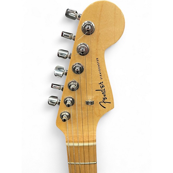 Used Fender American Elite Stratocaster Aqua Marine Solid Body Electric Guitar