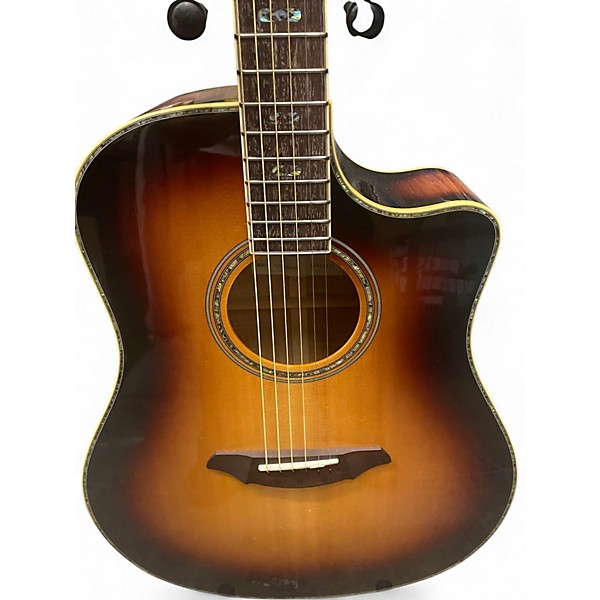 Used Breedlove ad25/sf 3 Tone Sunburst Acoustic Electric Guitar