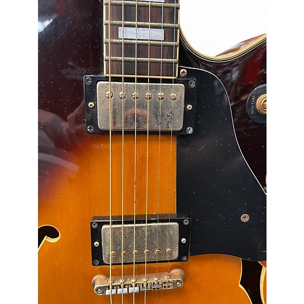 Used SIGMA EJ-75 Tobacco Burst Hollow Body Electric Guitar