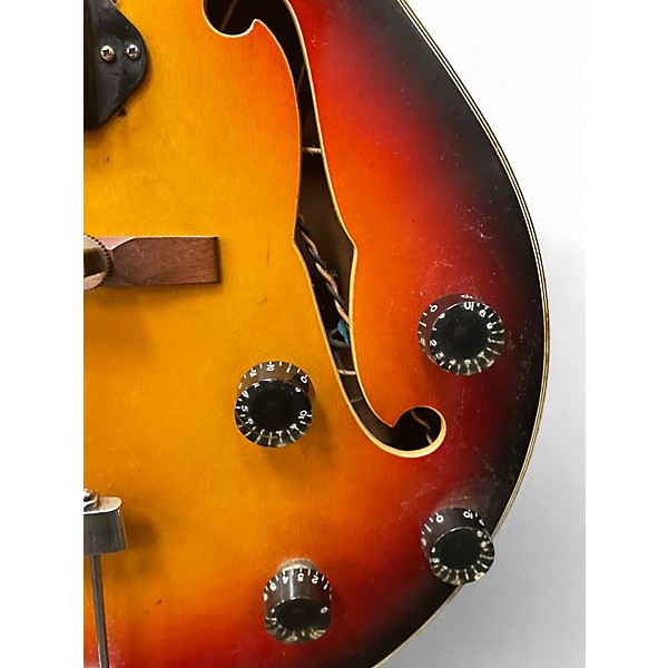 Used Conrad 5002T Antique Burst Hollow Body Electric Guitar