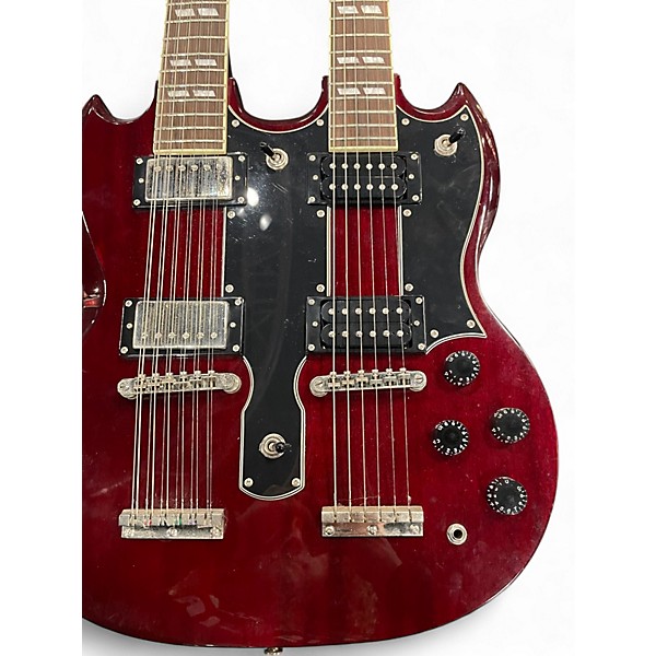 Used Epiphone G-1275 Cherry Red Solid Body Electric Guitar