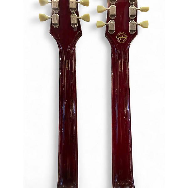 Used Epiphone G-1275 Cherry Red Solid Body Electric Guitar