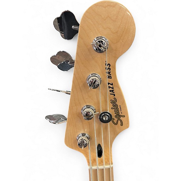 Used Squier Affinity Jazz Bass Olympic White Electric Bass Guitar