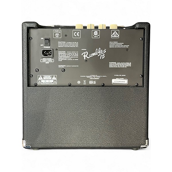 Used Fender Rumble 15 15W 1X8 Bass Combo Amp