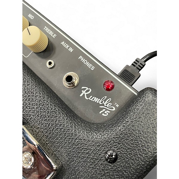Used Fender Rumble 15 15W 1X8 Bass Combo Amp