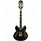 Used Epiphone Sheraton II Black Hollow Body Electric Guitar thumbnail