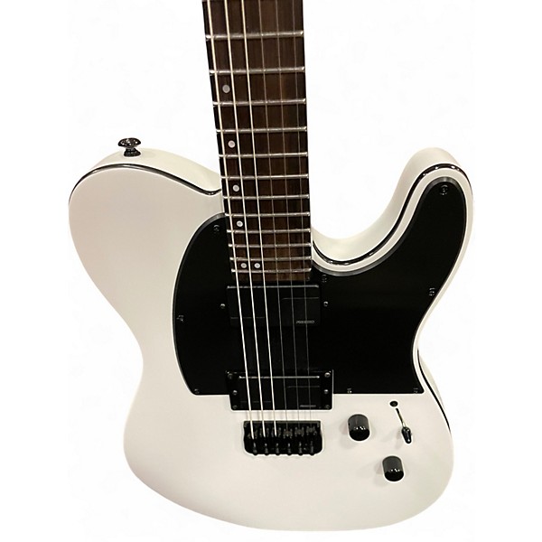 Used 2024 ESP TE 1000 DELUXE Alpine White Solid Body Electric Guitar