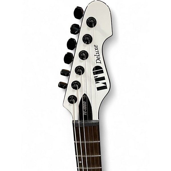 Used 2024 ESP TE 1000 DELUXE Alpine White Solid Body Electric Guitar