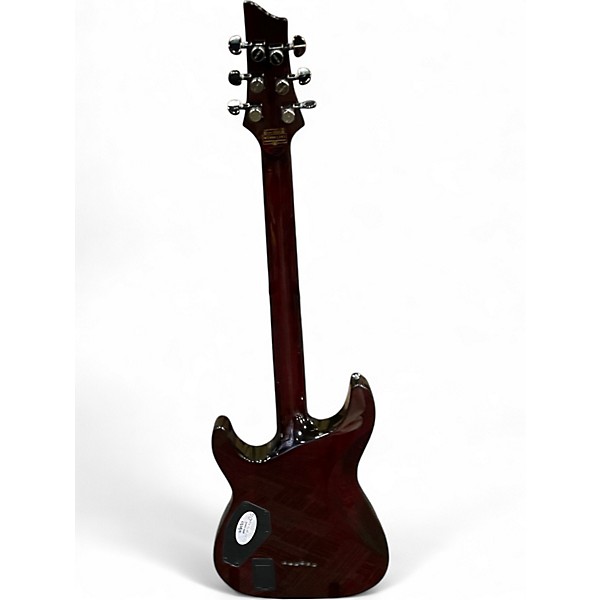 Used 2024 Schecter Guitar Research Hellraiser C1 Black Cherry Solid Body Electric Guitar