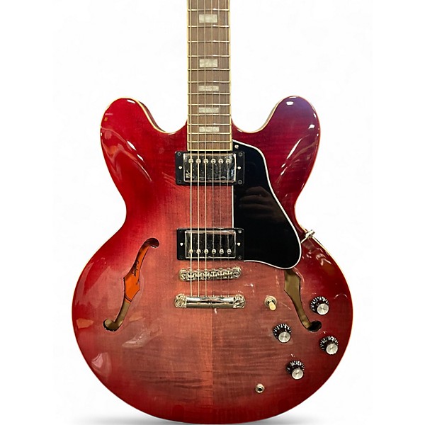 Used Epiphone ES335 FIGURED IG RASPBERRY BURST Hollow Body Electric Guitar