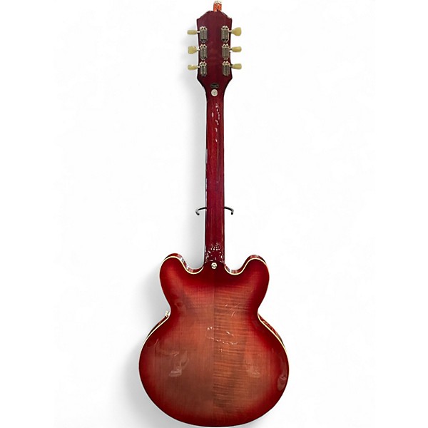 Used Epiphone ES335 FIGURED IG RASPBERRY BURST Hollow Body Electric Guitar