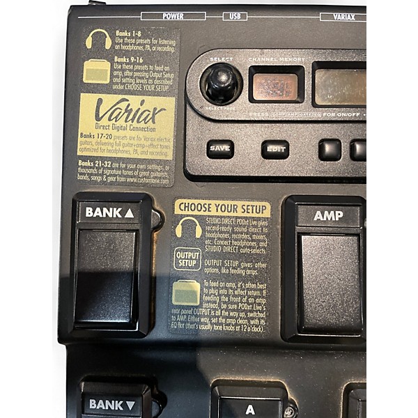 Used Line 6 Pod XT Live Amp Modeler Effect Processor