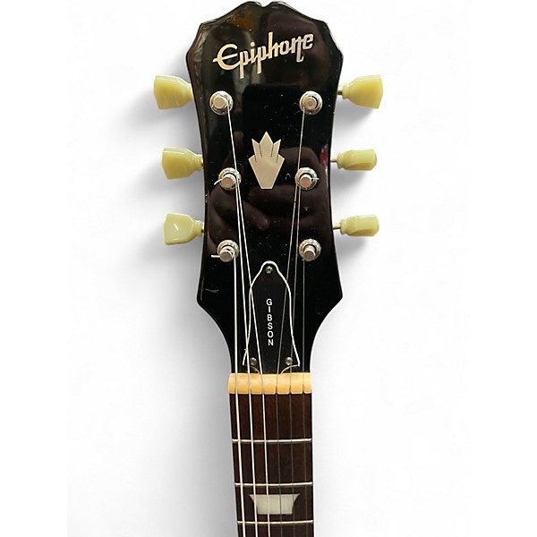 Used Epiphone G400 Deluxe Vintage Sunburst Solid Body Electric Guitar